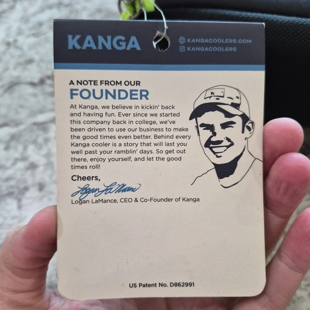 Kanga Kase Mate Cooler 12-Pack Black/Lime Green NEW